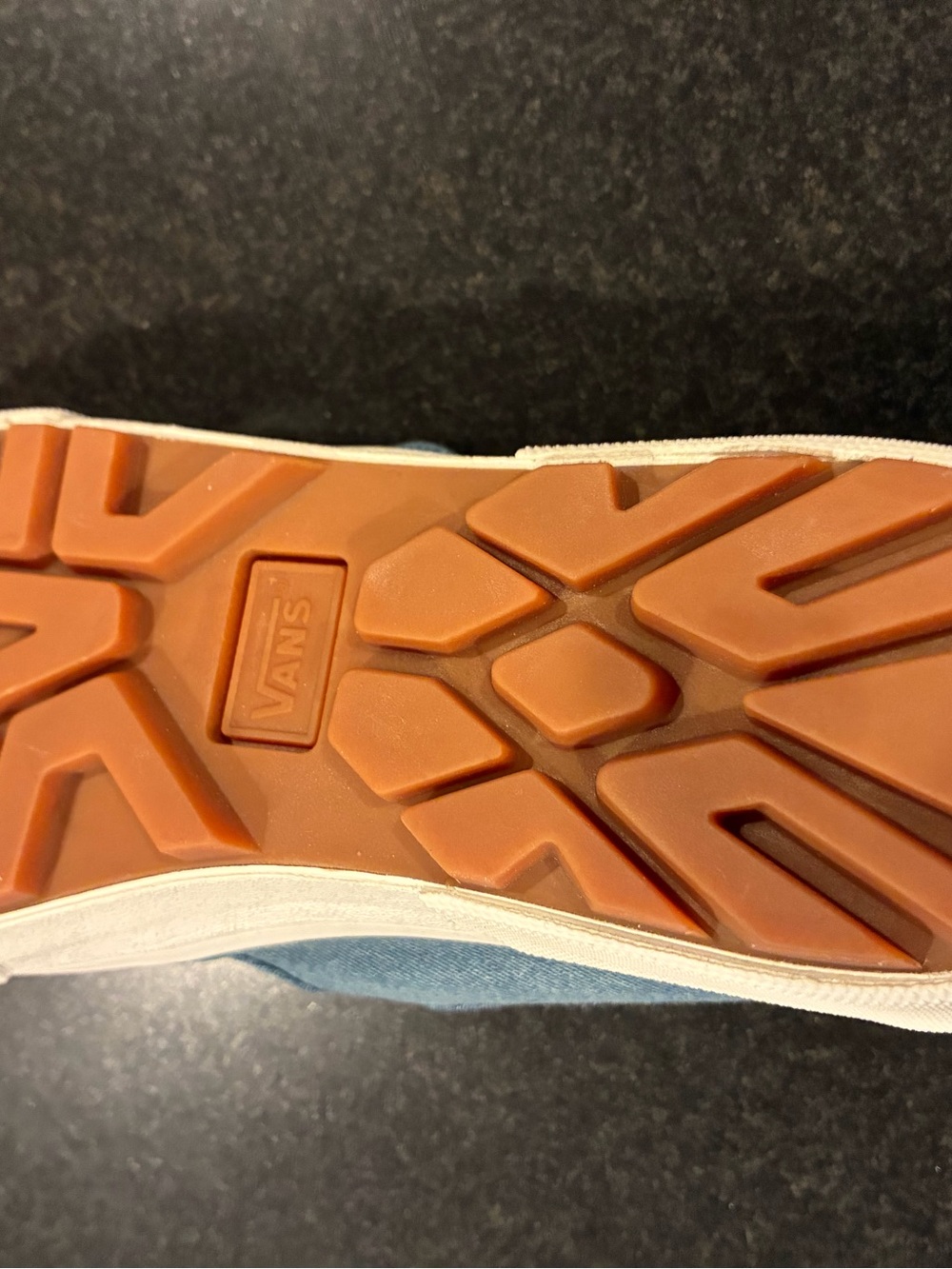 Vans women’s size eight Denim Mary Jane Sneakers - Blue and White NEW! - Picture 9 of 9